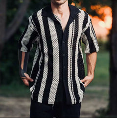 Streifenpoesie” – Häkelhemd