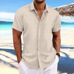 Strandlinie – Leinenhemd für Herren