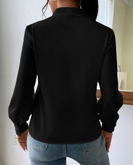 Eleganza Weiß – Klassische Wickelbluse