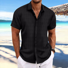 Strandlinie – Leinenhemd für Herren