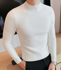 Herren Strukturpullover