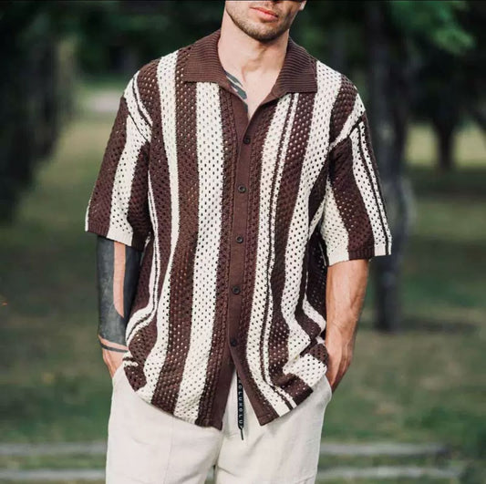 Streifenpoesie” – Häkelhemd