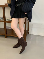 Velvet Desire – Wildleder-Stiefelette | Welalux