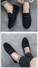 Schwarzstahl – Herren-Luxusloafer