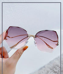 Kristallblick – Oversize Luxus-Sonnenbrille