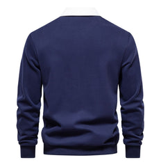 Mitternachtsklasse“ – Herren Langarm-Poloshirt