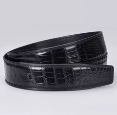 „Eleganzgürtel Nero”Krokodilleder