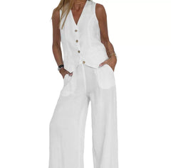 Leinen-Liebe: Eleganter Sommer-Zweiteiler