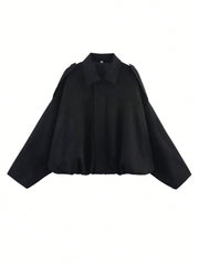 Oversized Kurzjacke Camel – Urban Chic trifft Eleganz | WELALUX