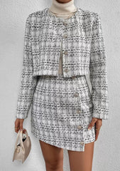 „Chérie Élégance – Zweiteiler in Rosé-Tweed”