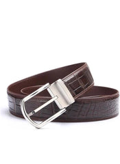 „Eleganzgürtel Nero”Krokodilleder