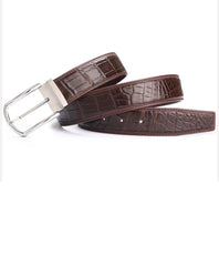 „Eleganzgürtel Nero”Krokodilleder