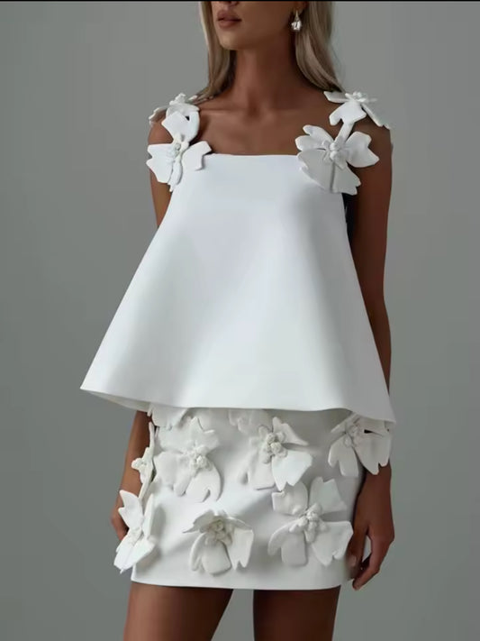 Eleganter Zweiteiler für Damen im Französischen Stil