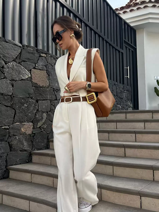 TWOTWINSTYLE Eleganter Französischer Kurzer Anzug