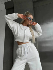 Europäisch-Amerikanisches Trainingsanzug-Set