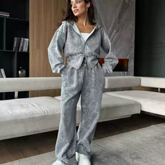 Lässiger Hoodie & Jogginghose Set