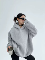 Feichai Frühlings Minimalistischer Heavyweight Hoodie