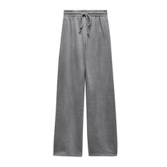 Lockere Flanell-Jogginghose