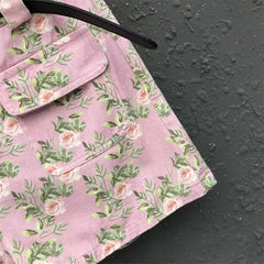 Modische Süße A-Linien Jeansshorts in Rosa