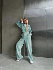 Europäisch-Amerikanisches Trainingsanzug-Set