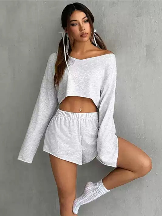 Damen Sport Shorts Set