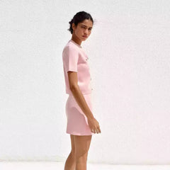 Elegante Strickjacke & Minirock im Europäischen & Amerikanischen Stil