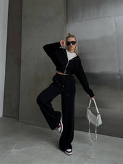 Europäisch-Amerikanisches Trainingsanzug-Set