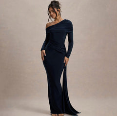 Eleganza – One-Shoulder Abendkleid