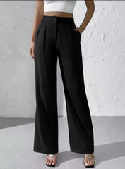 Elegance Wide-Leg High Waist Hose