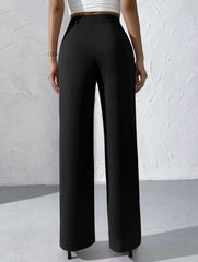 Elegance Wide-Leg High Waist Hose