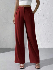 Elegance Wide-Leg High Waist Hose