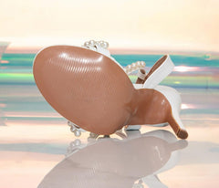 Pearl Elegance – High Heels in Weiß mit Perlenbesatz