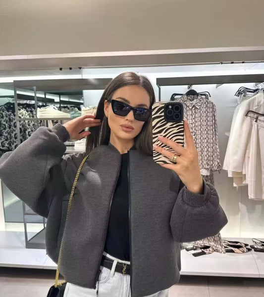 Urban Chic Bomber – Dark Grey Edition