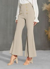 Elegance High-Waist Flared Pants – “Celina”