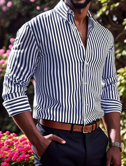 „Streifenstark – Herrenhemd mit Charakter“