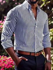 „Streifenstark – Herrenhemd mit Charakter“