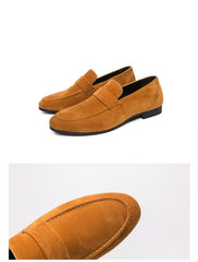Velours Classico” – Herren-Loafer aus Wildleder