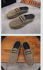 „Baristo“ – Herren-Slipper aus Veloursleder