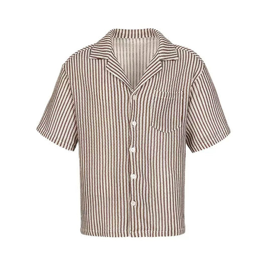 Streifenlounge – Herren-Hemd mit Retro-Charme