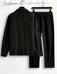 Cordklang – Herren-Cordset in Tannenschwarz