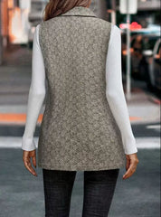 „Stil-Klassiker: Damen Long-Weste Élégance Urban”