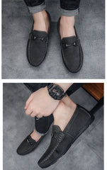 Schwarzstahl – Herren-Luxusloafer
