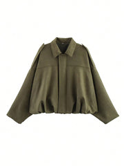 Oversized Kurzjacke Camel – Urban Chic trifft Eleganz | WELALUX