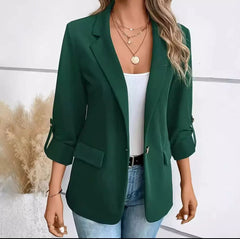 EleganzPur – Damen Blazer in Smaragdgrün