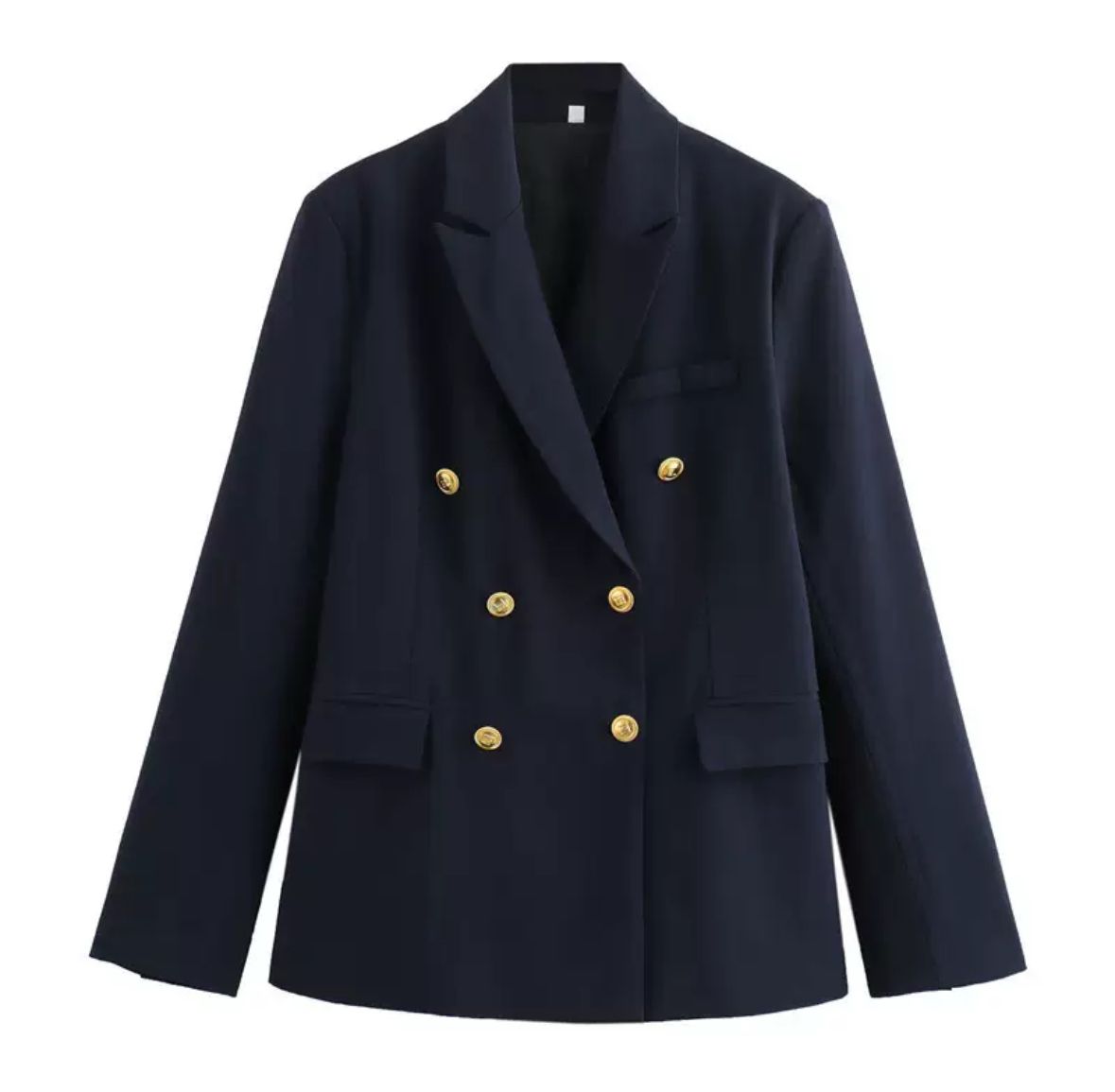 Eleganz Pur – Der Navy-Gold Blazer”
