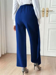 Eleganza Chain-Trousers – Royal Blue
