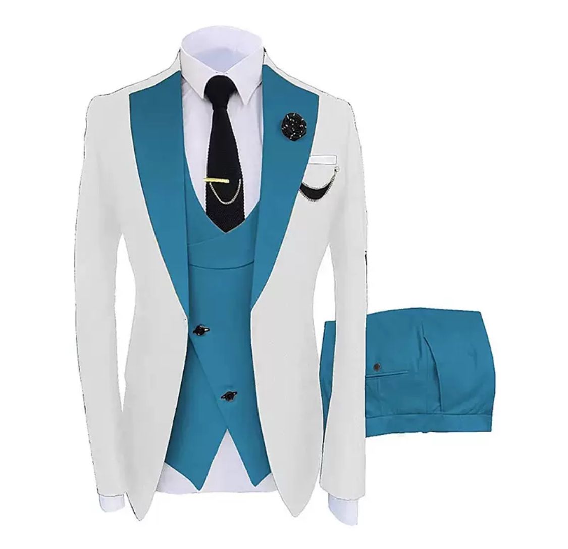 Majestät Türkis – Herrenanzug im Statement-Look