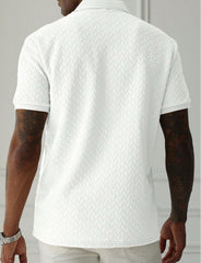 Casual Class – Polohemd „Feinstruktur”