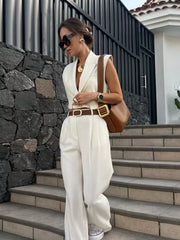 TWOTWINSTYLE Eleganter Französischer Kurzer Anzug