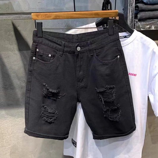 Herren Slim Fit Denim Shorts